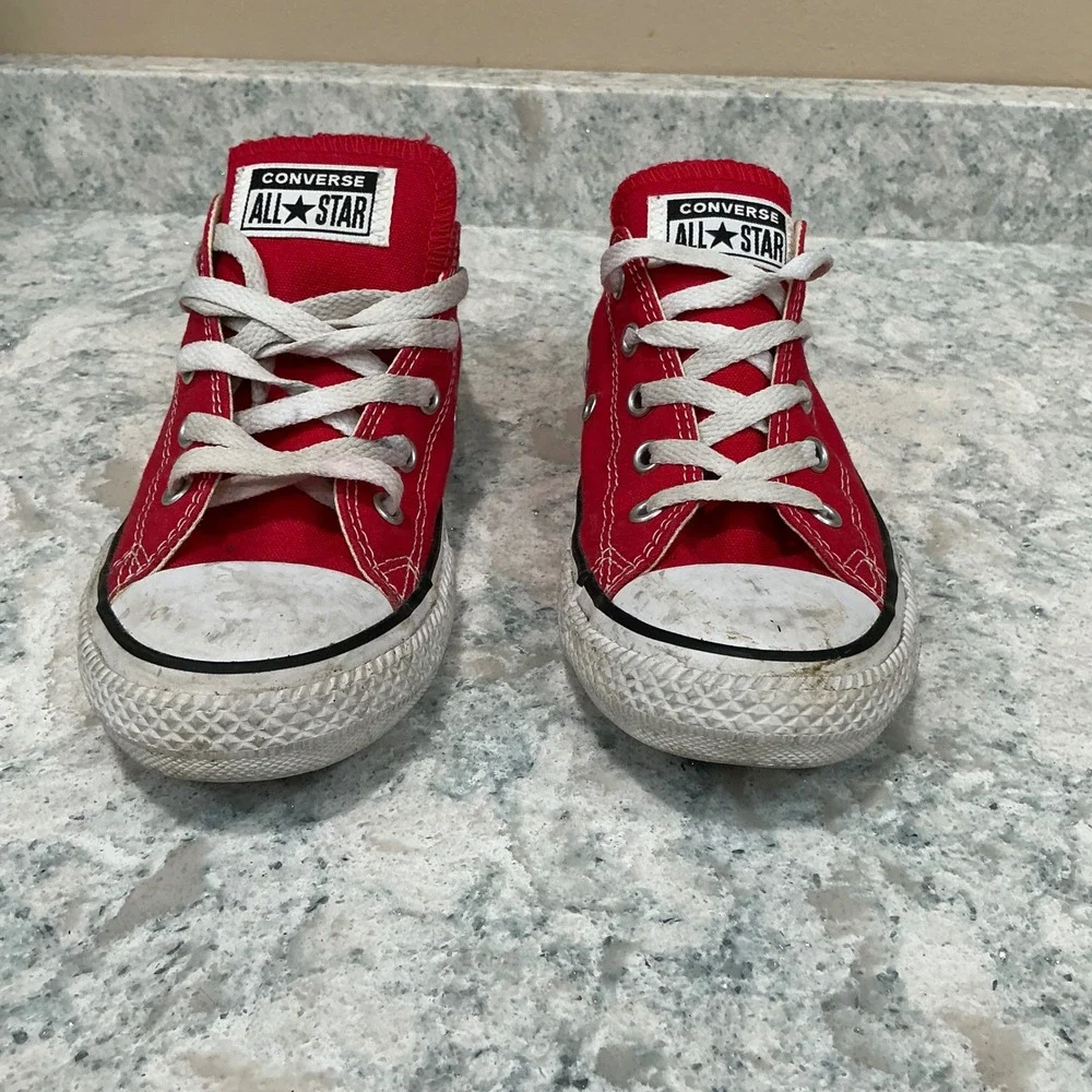 Converse Sneakers Chuck Taylor All Star Youth 3 Red Canvas Low Top 3J236